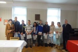 Konkurs wiedzy o zasadach bhp dla uczniów z zakładów rzemieślniczych Zabrze 03.2015